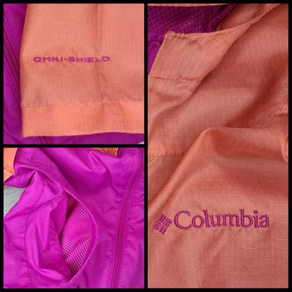 Big Kids Columbia Windbreaker Large 10/12 - Picture 5 of 6